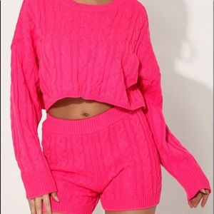 Sweater short set